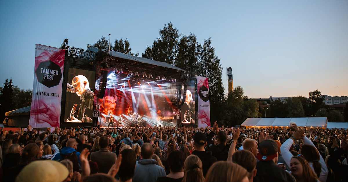 Suomen suurin kaupunkifestivaali Tammerfest käynnistyy tänään rankkasateen uhka varjostaa