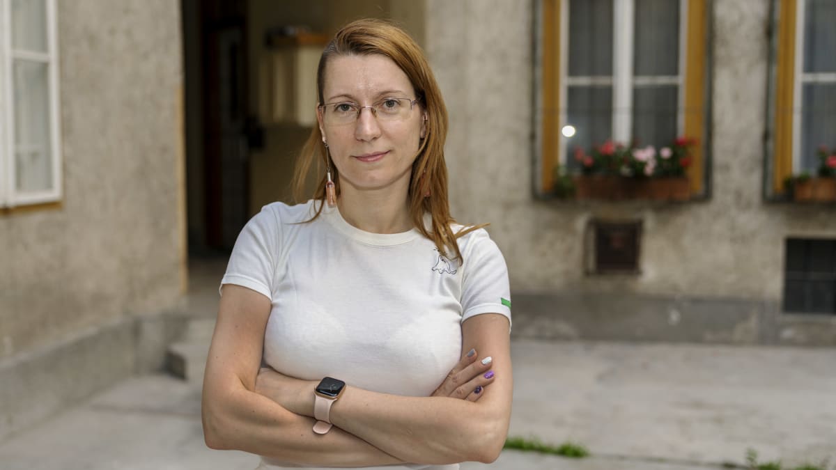 Budapestissä seksuaalivähemmistöjen asiaa ajavan Labrisz-järjestön Viktoria Sulyok.