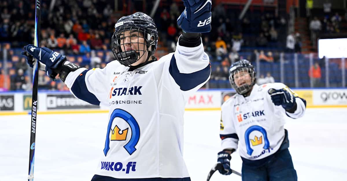 Urladdning av Kiekko-Espoo i sjätte finalen – tre mål på elva minuter säkrade nytt guld