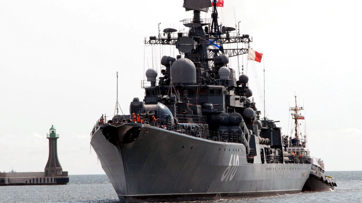 Det ryskta krigsfartyget Nastoichiviy