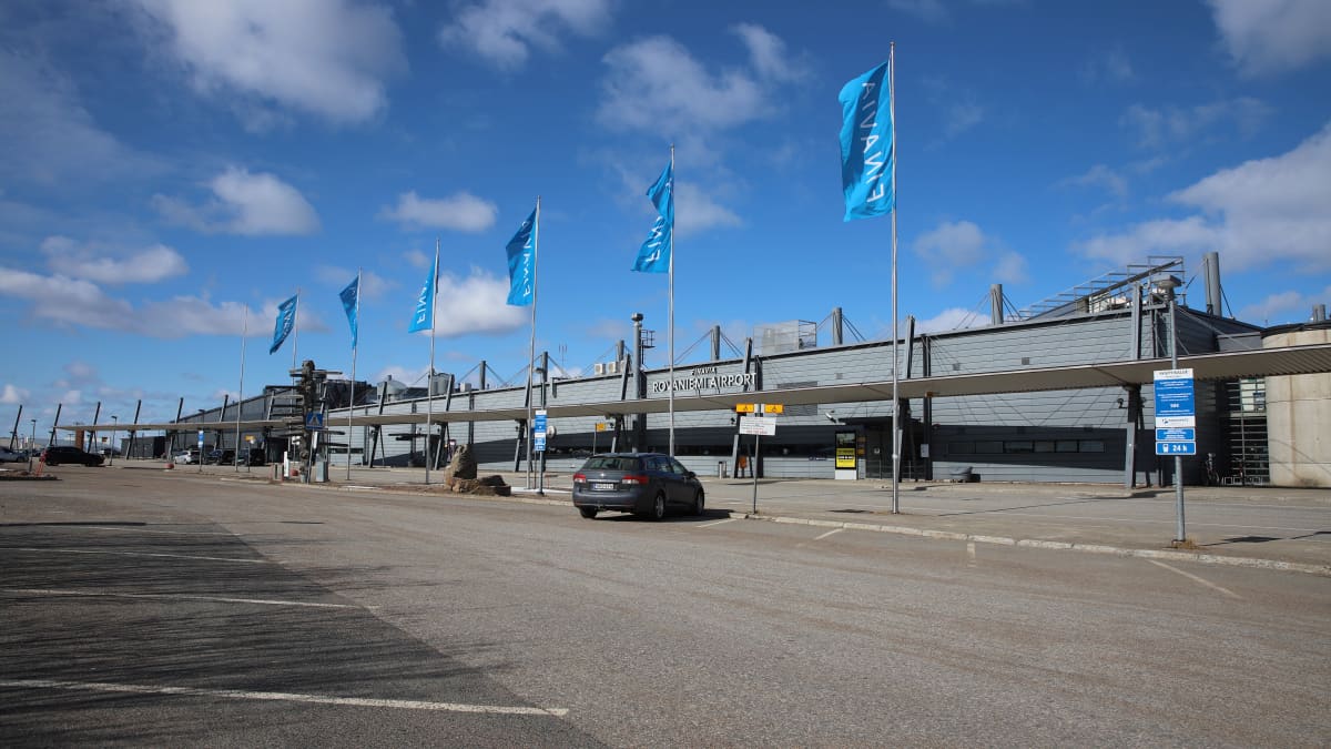 Rovaniemen hiljainen lentoasema huhtikuu 2021 
