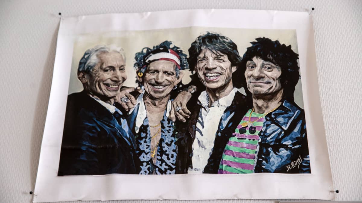 Rolling Stones maalaus