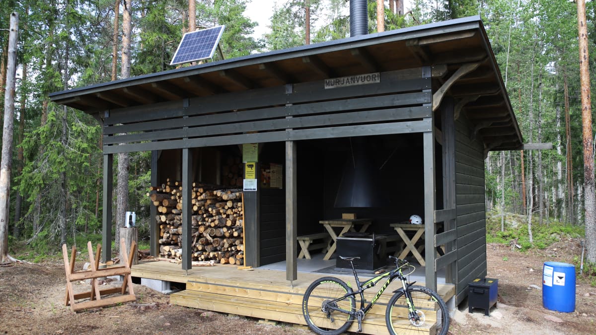 Murjanvuoren levähdyspaikka.