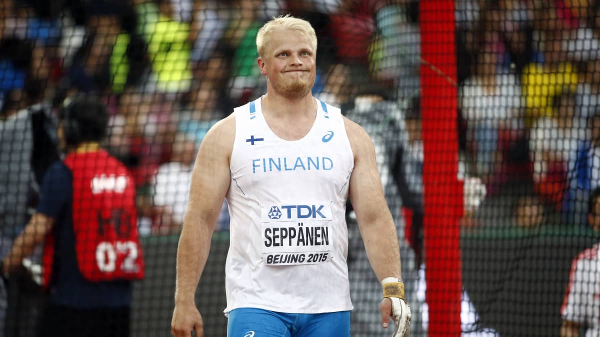 Tuomas Seppänen MM-kisoissa. 