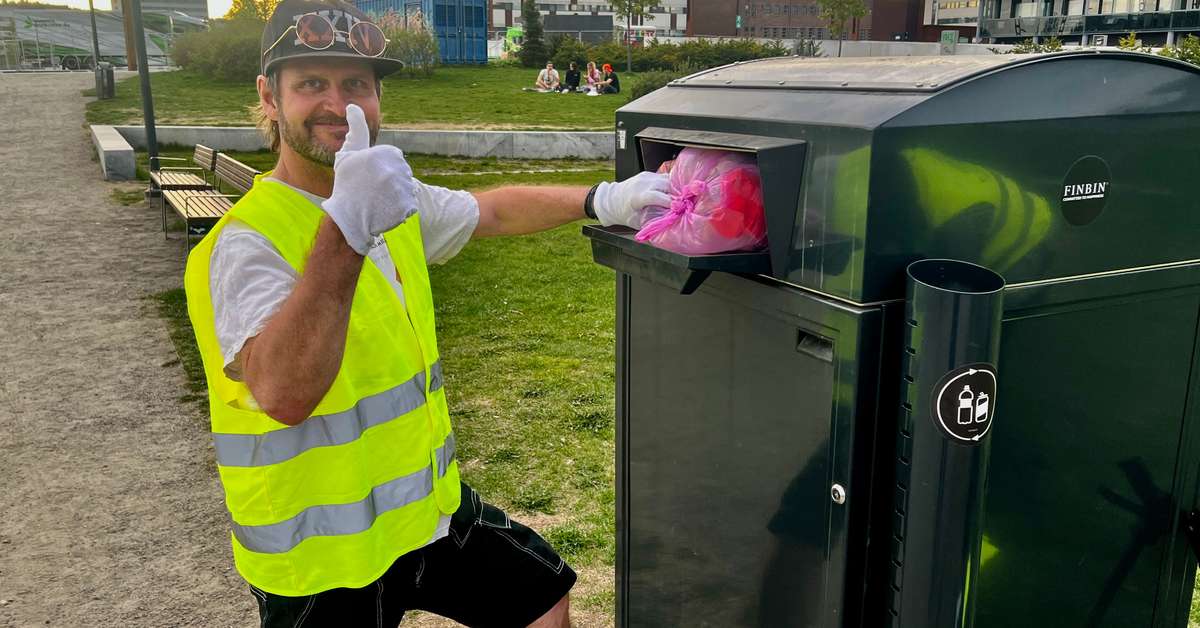Älyroskis tiivistää roskat ja ilmoittaa itse tyhjennyksen tarpeesta ...