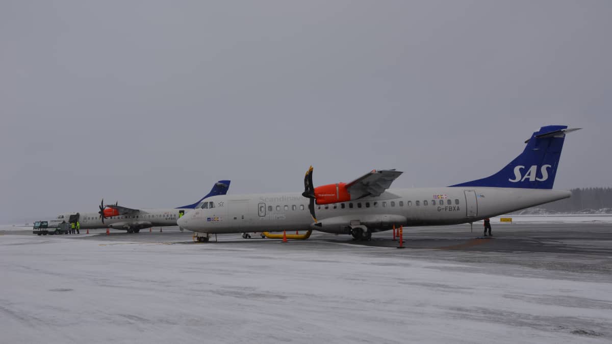 SAS-Flybe plan på Vasa flygplats.