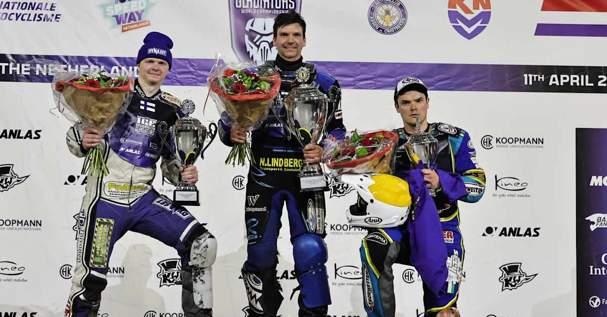 Max Koivula kaasutteli jääspeedwayn MM-hopeaa ja Suomen joukkue MM-kultaa