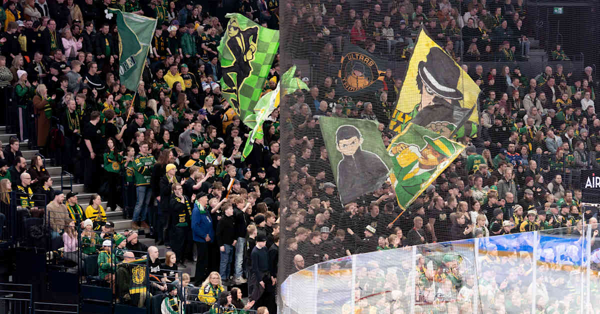 Förbjuden pyroteknik avbröt ligasemifinal i ishockey – två minderåriga misstänks för brott