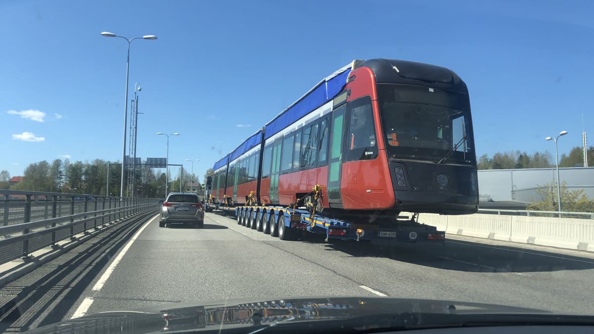Ratikka kuvattuna Mikkelissä 23.5.