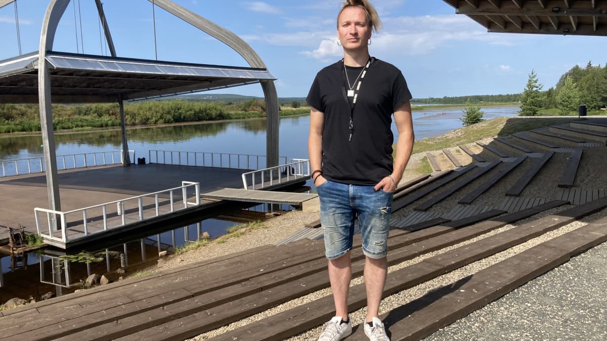 Tapahtumajärjestäjä Samuli Yliaska.