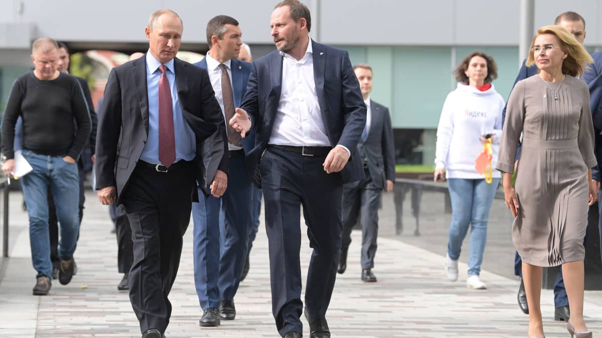 Vladimir Putin ja Arkady Volozh.