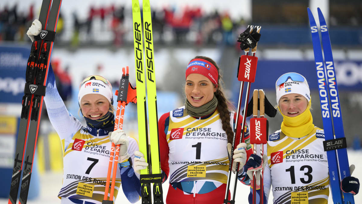 Emma Ribom, Kristine Stavaas Skistad, Maja Dahlqvist.
