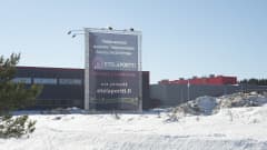 Jyväskylän eteläportin teollisuus alue.