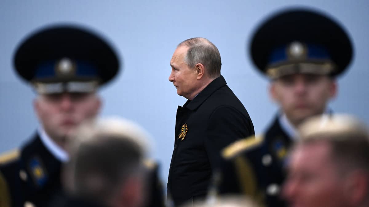 Vladimir Putin Voitonpäivän juhlissa 9. toukokuuta. 