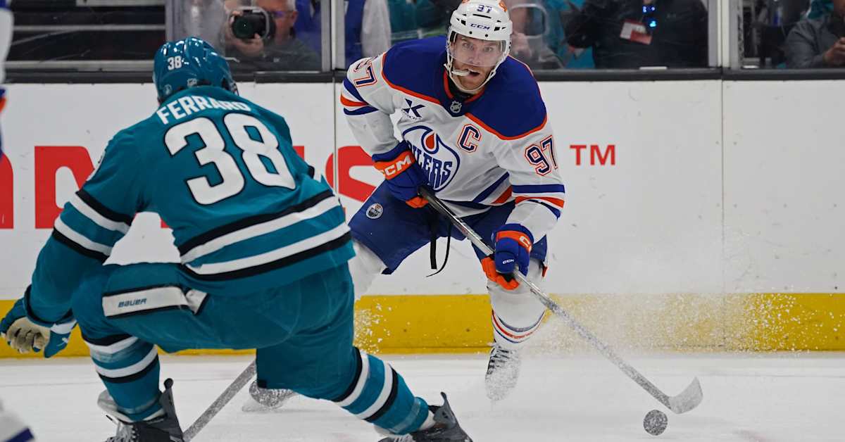 Connor McDavid tog stort kliv mot segern i poängligan – stod för fem poäng då Edmonton slog San Jose