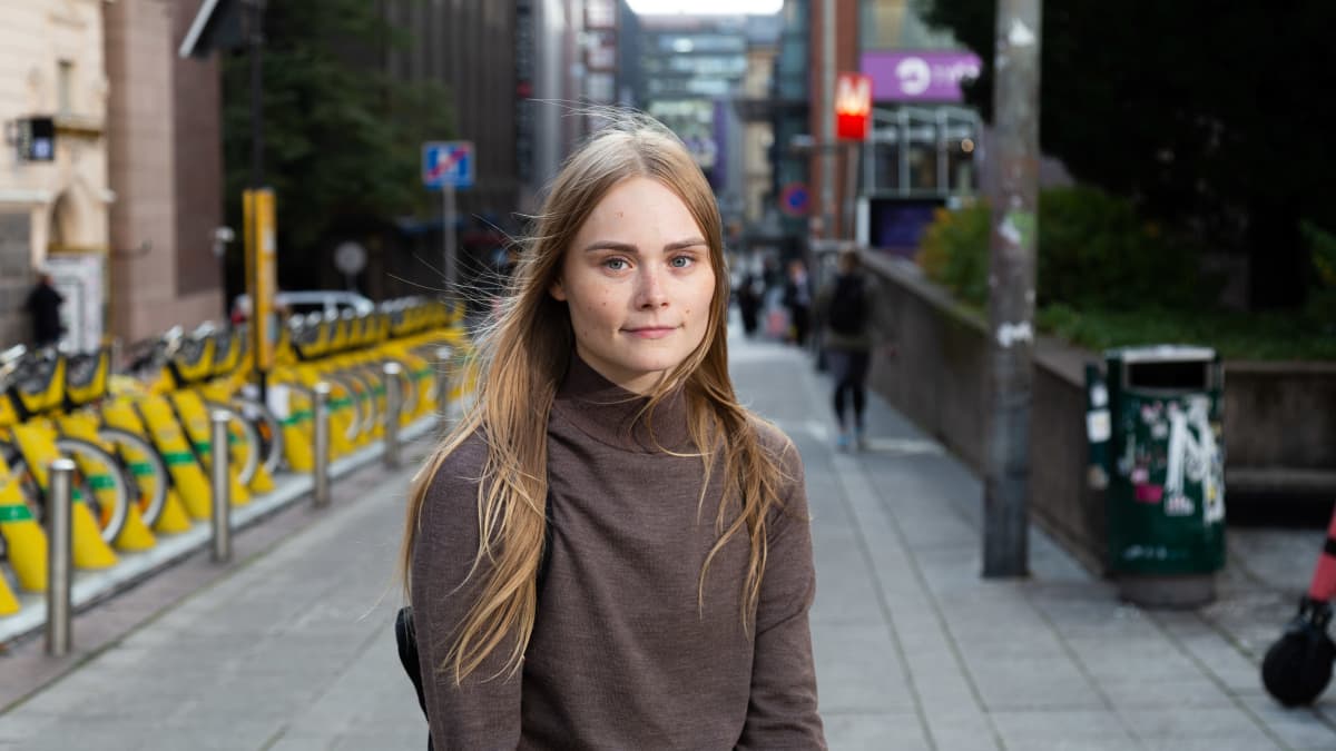 Opiskelija Eeva Toivonen.