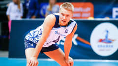 Lauri Kerminen är libero i Finlands herrlandslag i volleyboll.