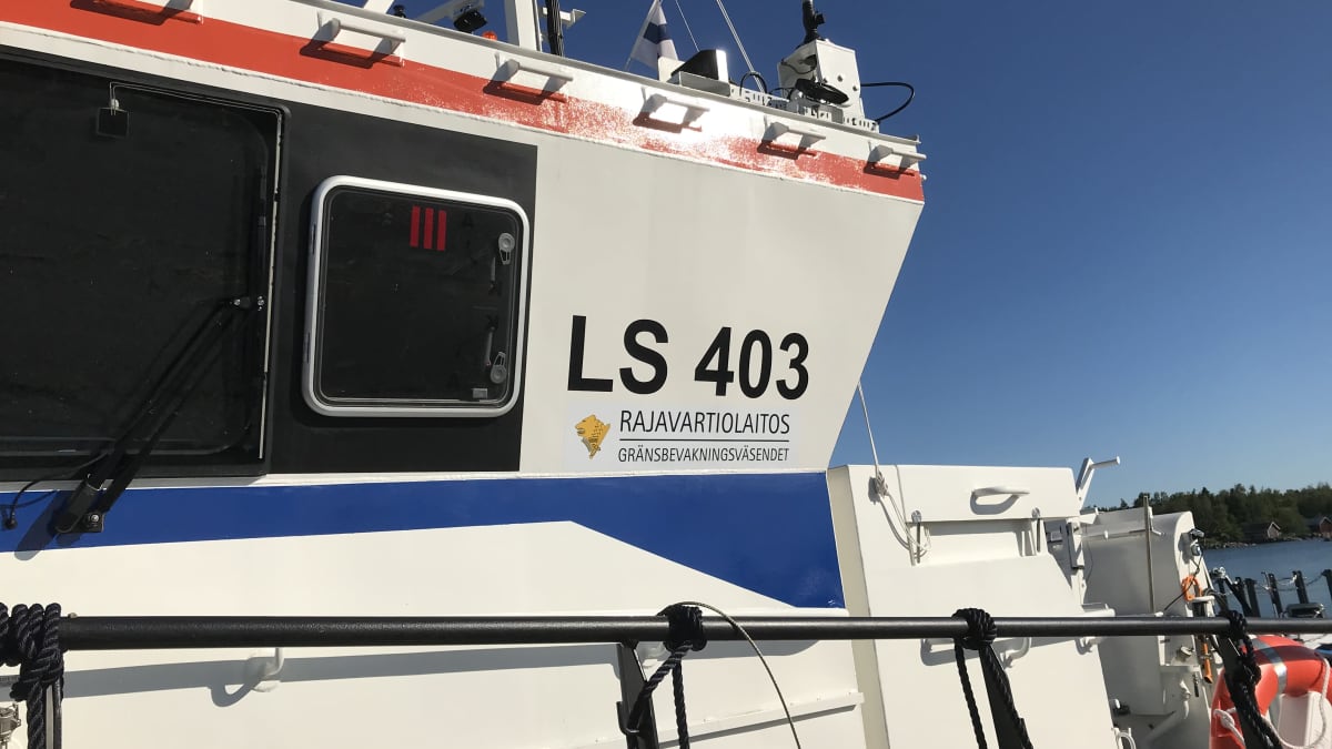 Vallgrunds sjöbevakares nya båt som togs i bruk vid årsskiftet 2020-2021.