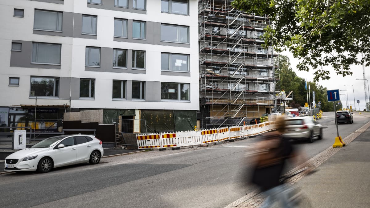 YIT:n rakennustyömaa Lauttasaaressa