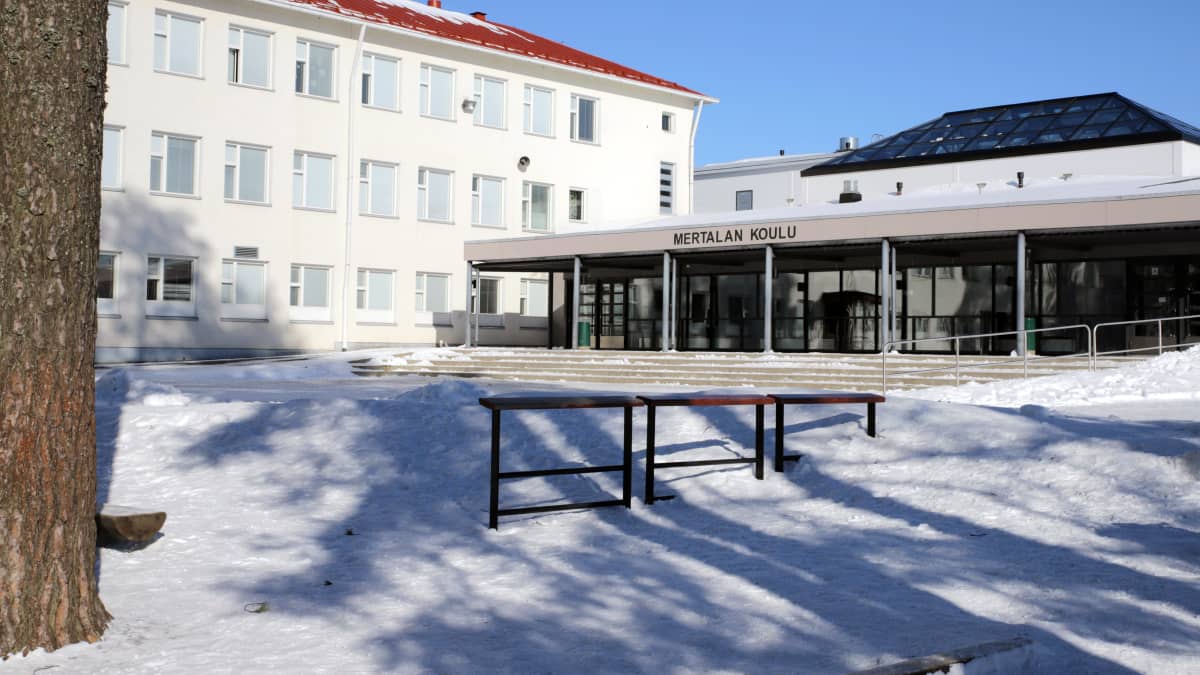 Mertalan koulu Savonlinnassa.