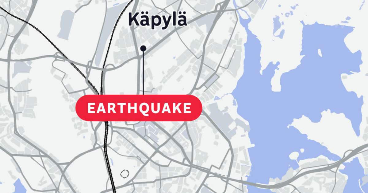 The strongest earthquake in the history of Helsinki was recorded on Christmas Day yall news