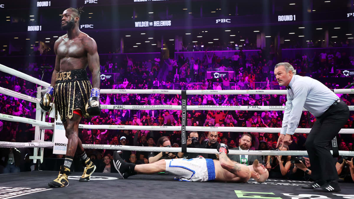 Deontay Wilder tyrmäsi Robert Heleniuksen.