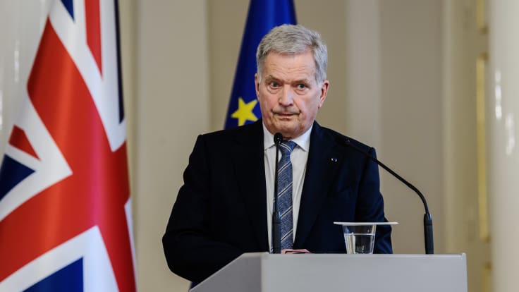 Britannian pääministeri Boris Johnson vieraili 11. toukokuuta Helsingissä tapaamassa tasavallan presidentti Sauli Niinistöä.