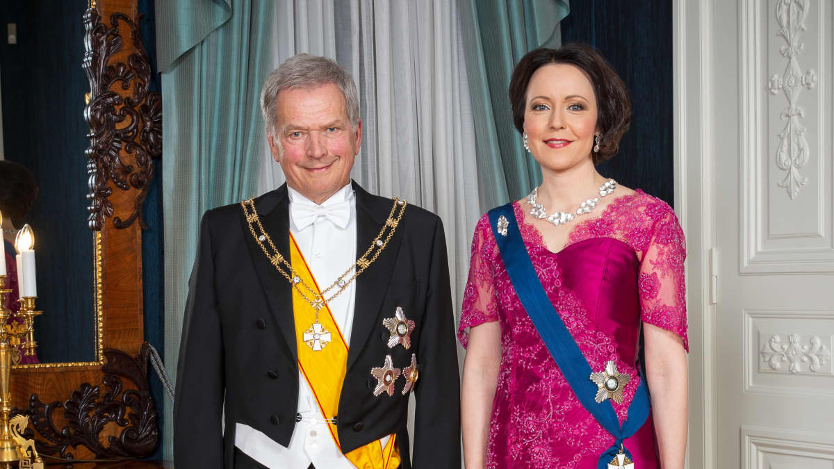 Tasavallan presidentti Sauli Niinistö ja hänen puolisonsa rouva Jenni Haukio.