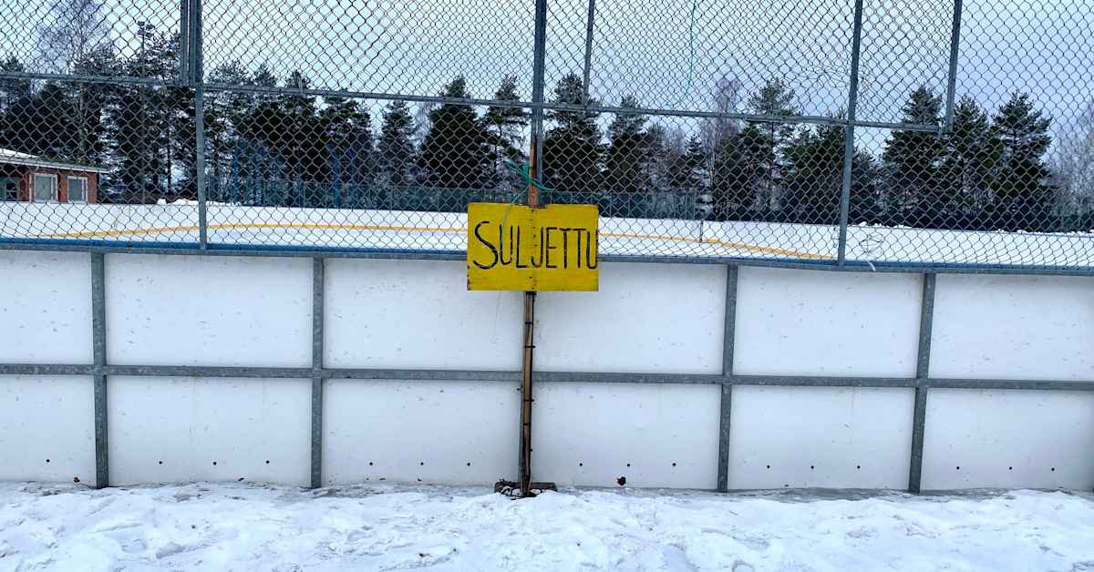 Lahti Repairs Skating Rinks as Freezing Returns, but Some Ski Tracks Suffer from Lack of Snow