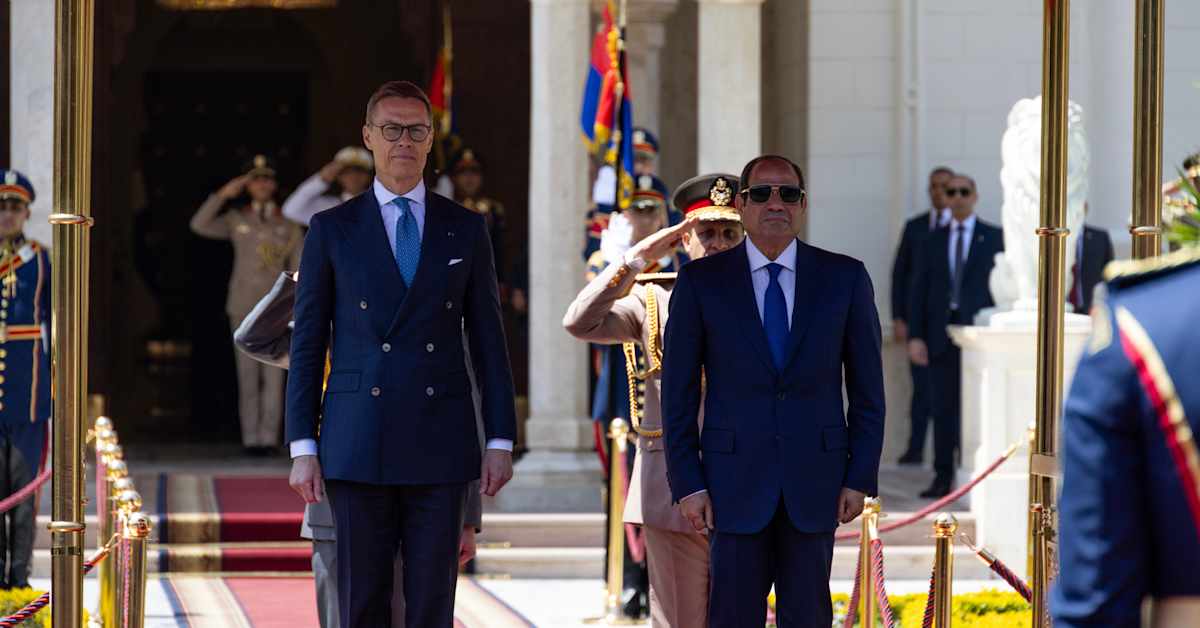 Presidentti Stubb päätti Egyptin-vierailunsa – katso kuvat ja videot kohokohdista