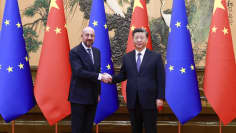 Eurooppa-neuvoston puheenjohtaja Charles Michel tapasi Kiinan johtajan Xi Jinpingin Pekingissä torstaina, 1.12.2022.