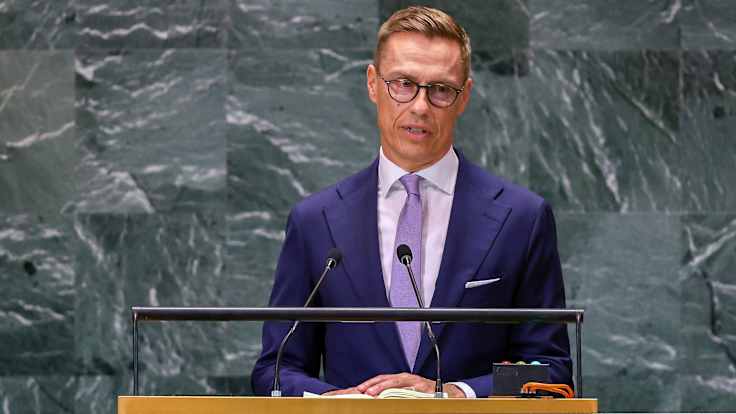 President Alexander Stubb addressed the UN Conference on the Future of the World on Monday.