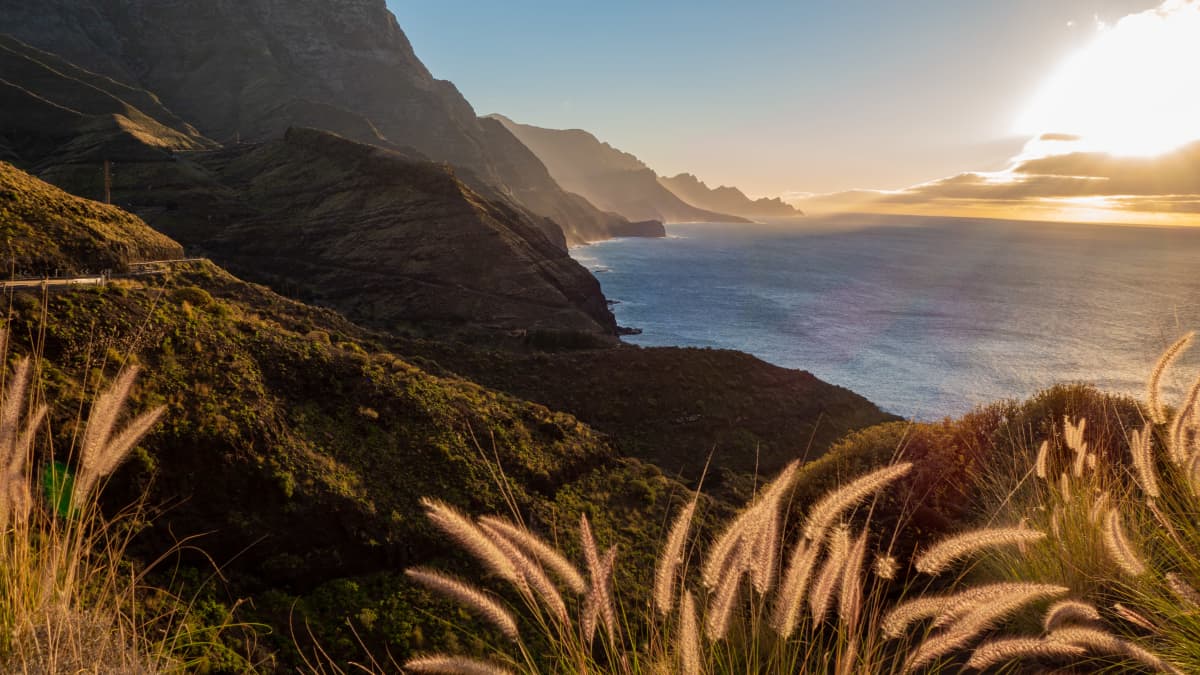 Maisema Gran Canarian länsirannalta.