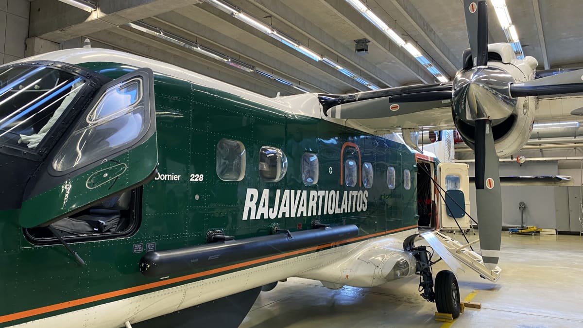 Gränsbevakningens Dornier- flygplan.  