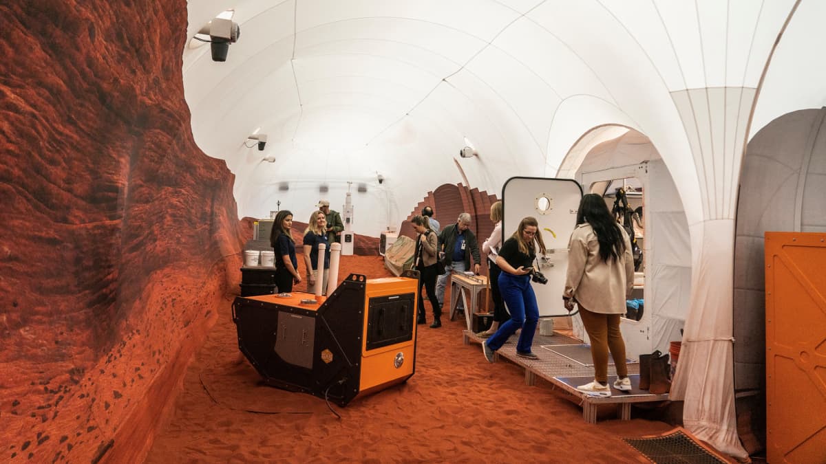 Nasan simuloitu elinympäristö Marsissa.