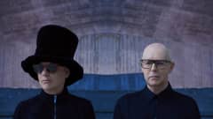 Pet Shop Boys yhtyeen jäsenet Neil Tennant ja Chris Lowe.