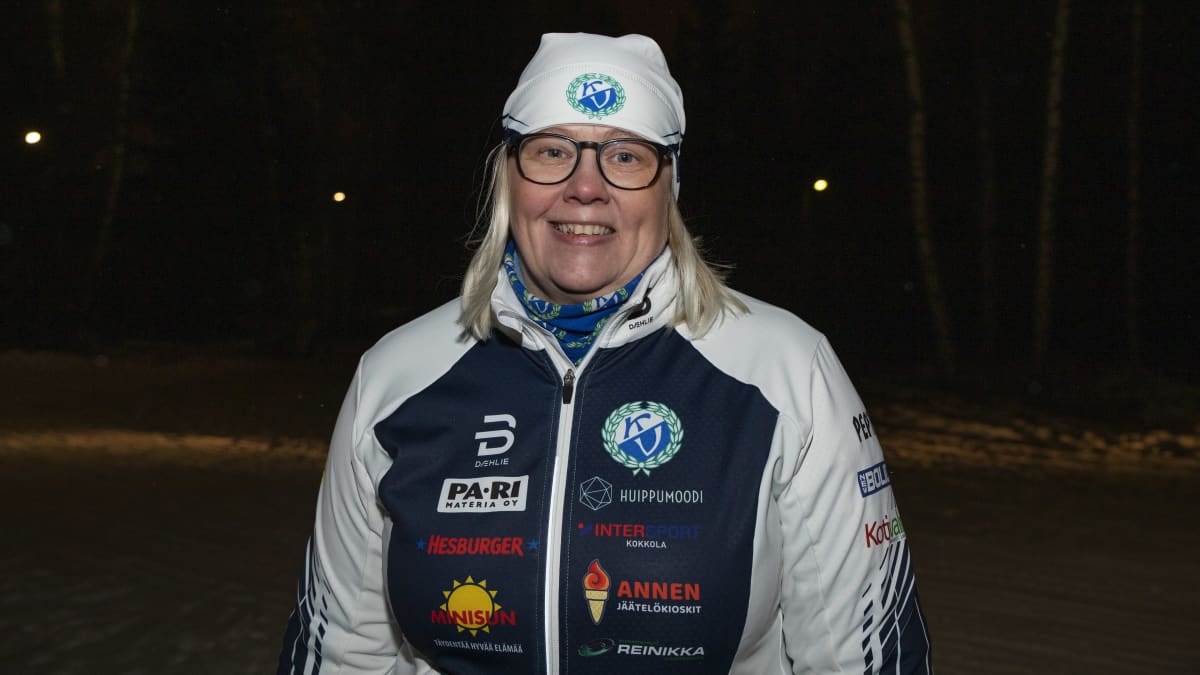 Mirja Kiiskilä, hiihtokoulun ohjaaja, Kokkolan Veikot