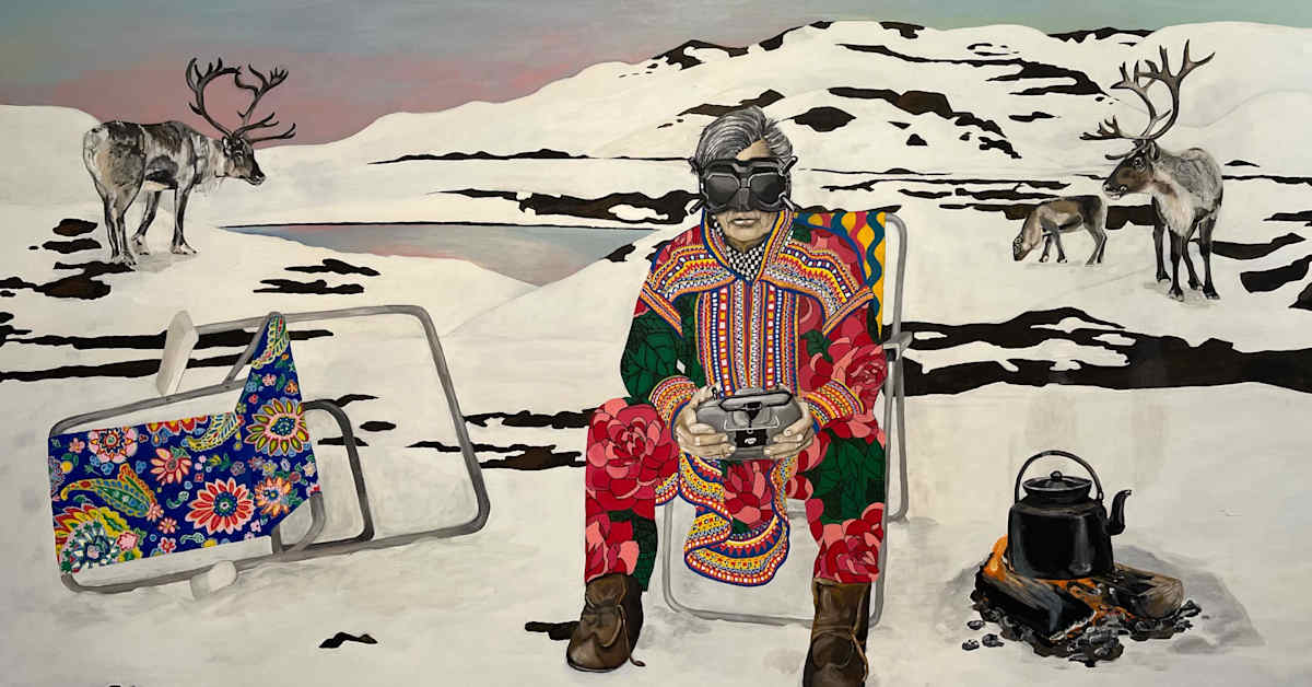 Kiasmassa harvinainen saamelaistaiteen näyttely – Petra Laiti: ”Valtavasti maailmanluokan tekijöitä”