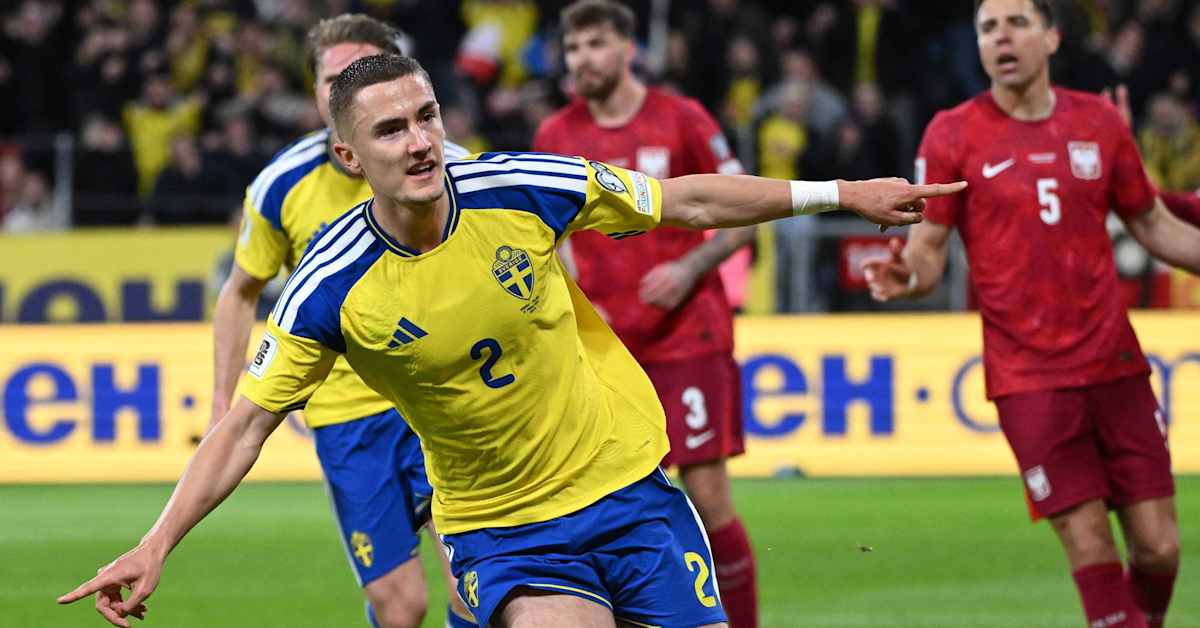 Viktor Gyökeres sinetöi Ruotsin MM-kisamatkan ottelun lopussa