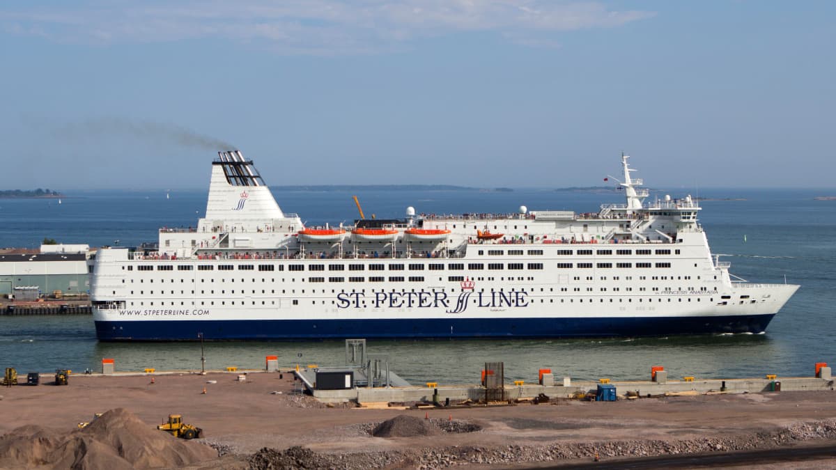 Fartyget Princess Anastasia utanför Helsingfors. Arkivbild från 2013.