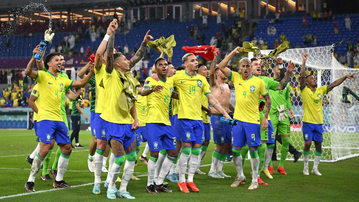 Brasilia juhli voittoa Sveitsistä.