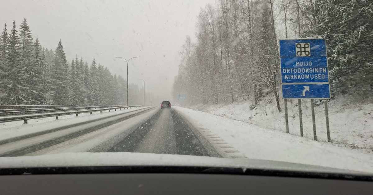 Ajokeli on erittäin huono maan keskiosissa – puuskainen pohjoistuuli voi tehdä vahinkoja