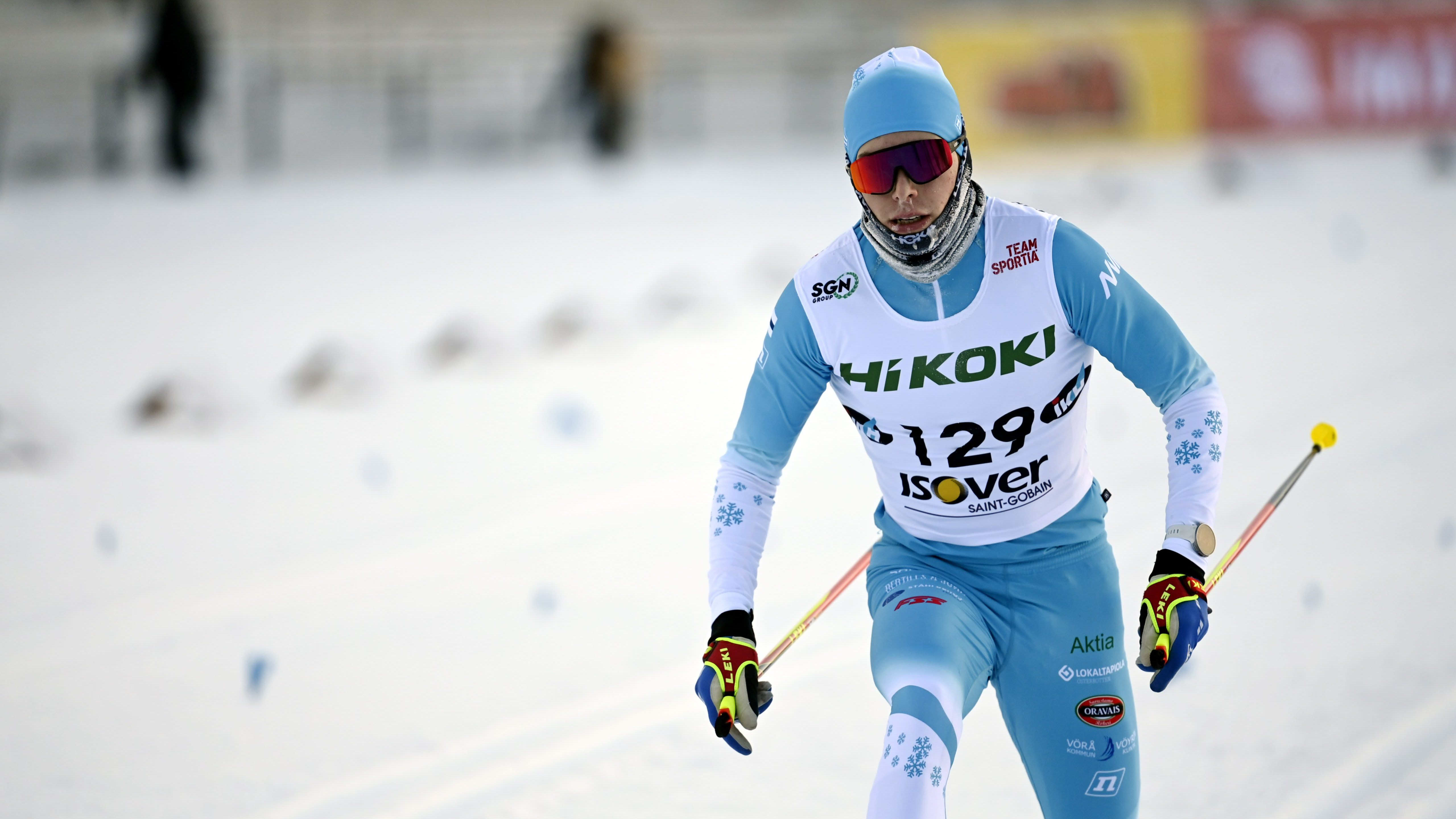 Alexander Ståhlberg hiihti Imatralla aikuisten SM-kisoissa.