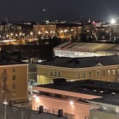 Oulun Tuiran kaupunginosa kaupungin keskustasta kuvattuna.