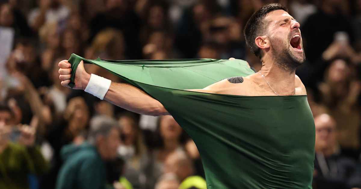 Novak Djokovic är historiens äldsta vinnare av ATP-touren – vann efter tre timmar lång match