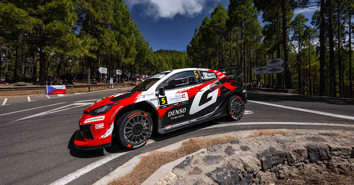 Sami Pajarin vauhti katosi sateessa – tippui kauas kärjestä Kanariansaarten MM-rallissa