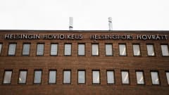 Helsingin hovioikeuden kyltti syyskuussa 2022.