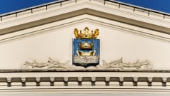 Helsingin vaakuna joulukuussa 2020.