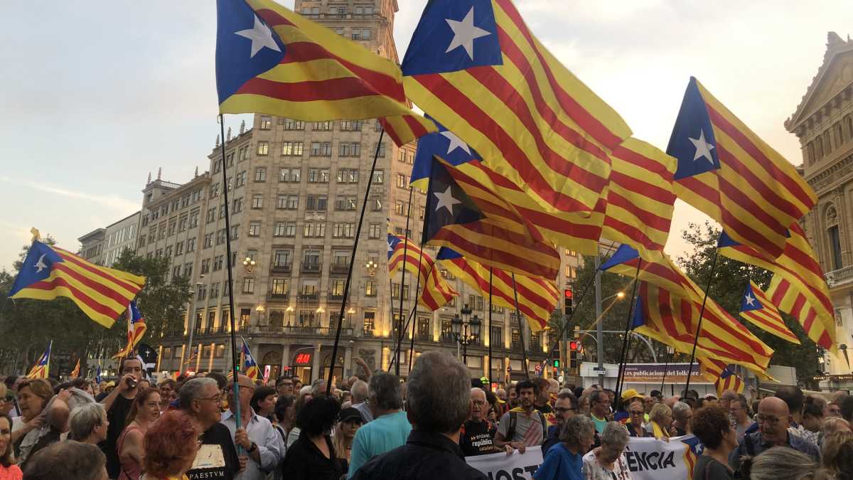 Mielenosoituksista on tullut arkipäivää Kataloniassa.