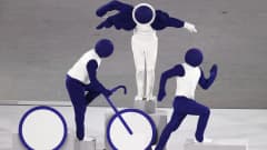 Olympialaisten tutut piktogrammit esiteltiin Tokiossa luovalla tavalla